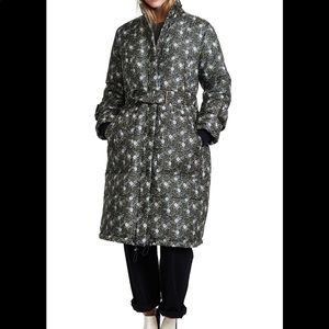 SEA New York Floral Print Oversized Down Coat